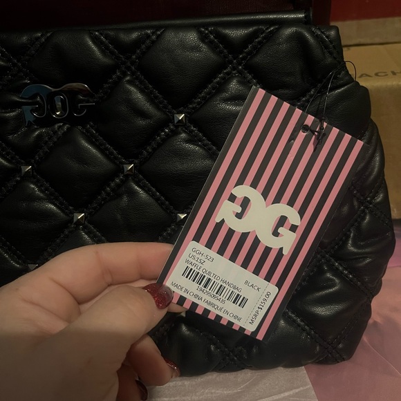 Black Quilted Women's Bag - Picture 8 of 13